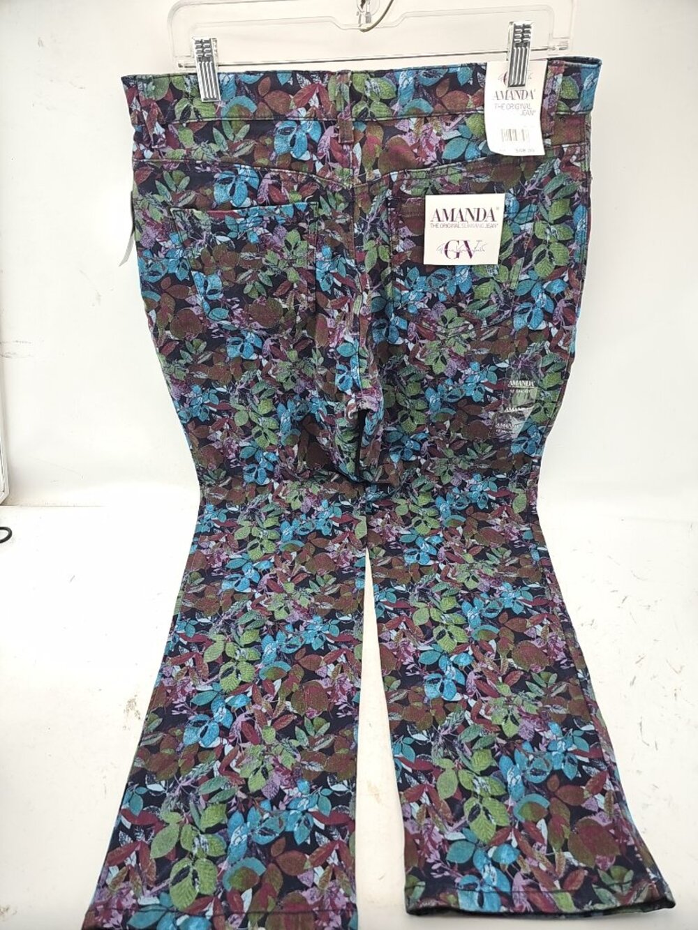 Gloria Vanderbilt Amanda Slimming Floral Jeans - Picture 3 of 5